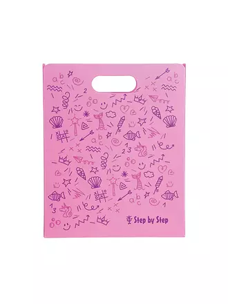 STEP BY STEP | Heftbox mit Tragegriff Blau | rosa